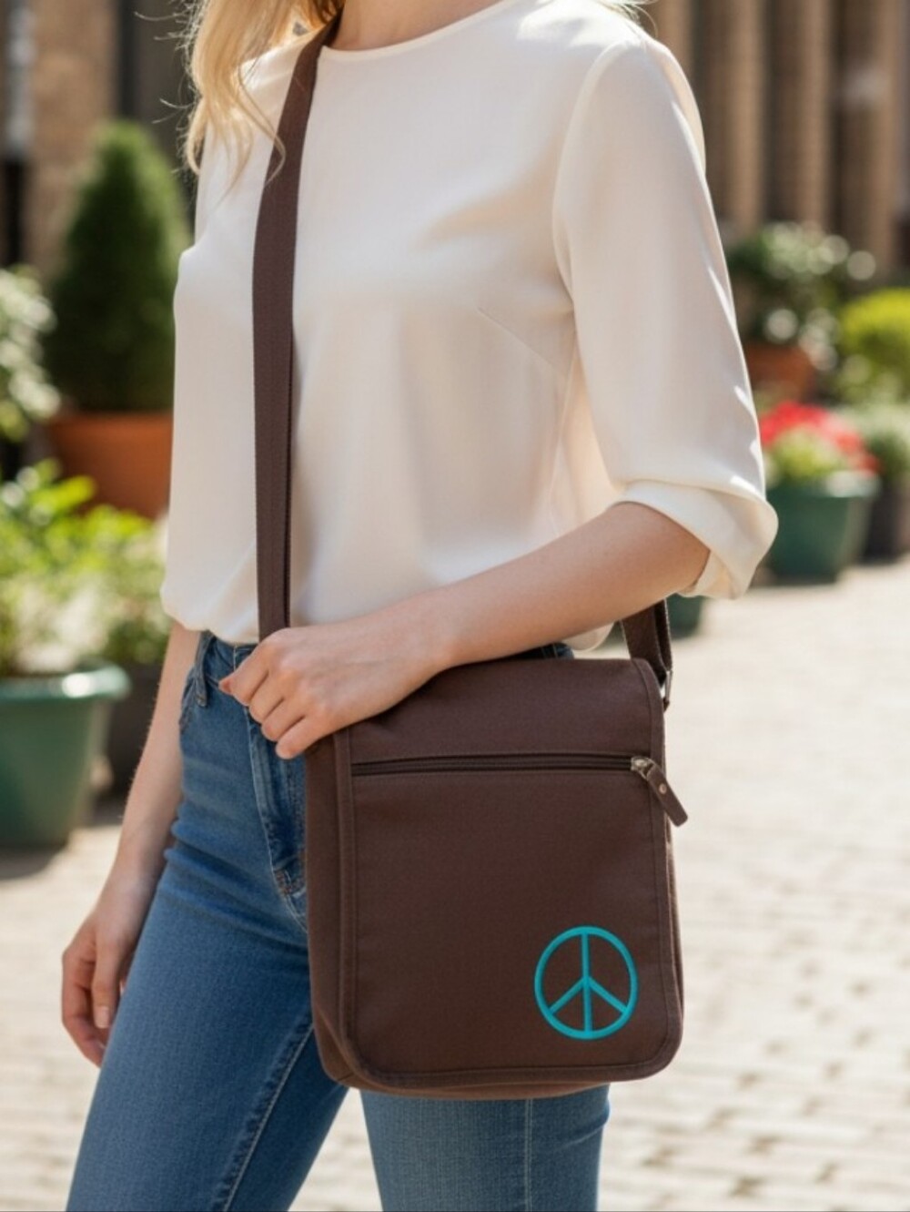 Bongo crossbody purse Brown